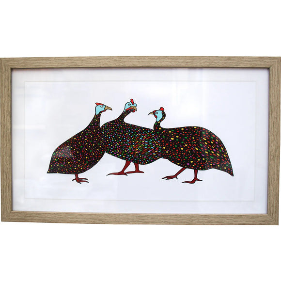 Framed Print Guinea Family