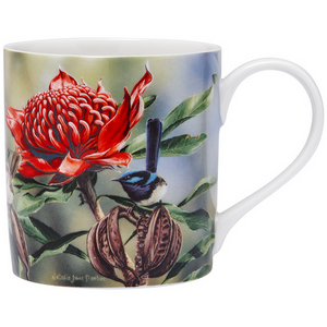 Aus Bird + Flora Blue Wren City Mug