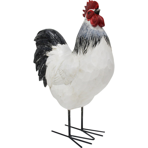 Rooster Tall White