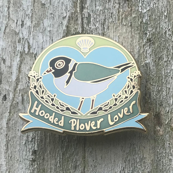 Hooded Plover Enamel Pin