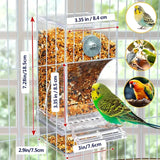 Small Bird Feeder - External Cage Mount