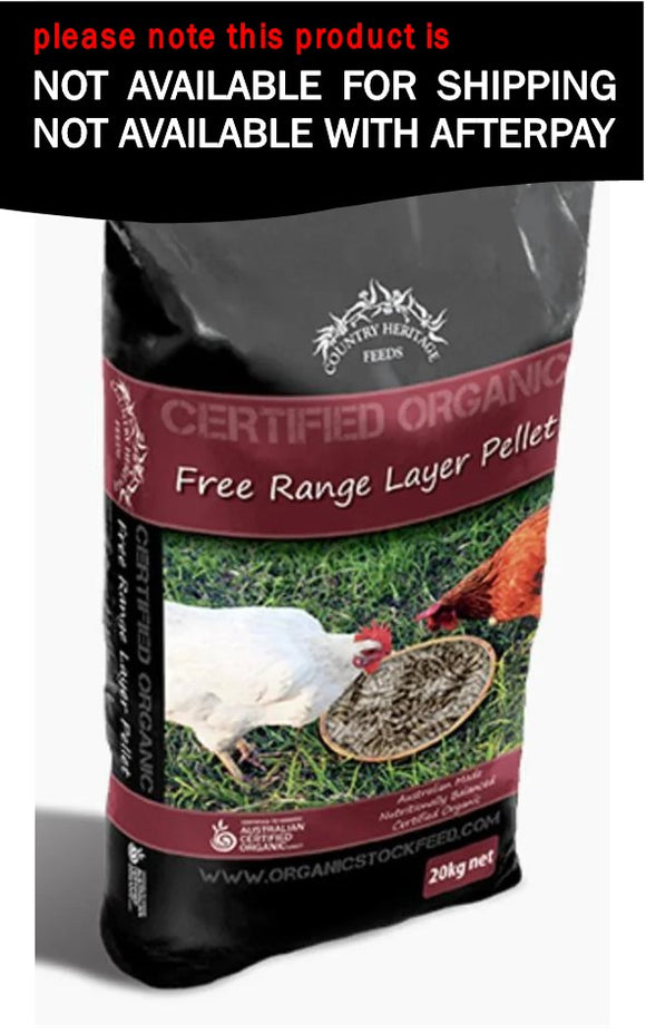 Country Heritage CERTIFIED ORGANIC Free Range Layer Pellets