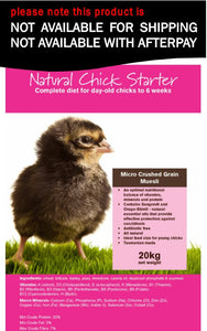 Seedhouse - Natural Chick Starter - Two Sizes!